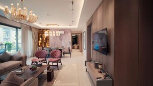 Living Room in 3 BHK Apartment at Vamana Arvindam, Nabha – for Sale
