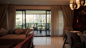Living Room in 3 BHK Apartment at Vamana Arvindam, Nabha – for Sale