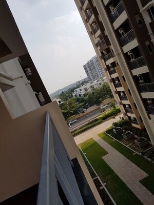 Balcony in 3 BHK Apartment at Hirize Rich Park, Kokapet – for Rent