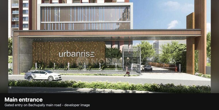Exterior View, urbanrise-on-cloud-33 2.5 Bedroom 1110 Sq.Ft. Apartment In Bachupally Hyderabad 10742906