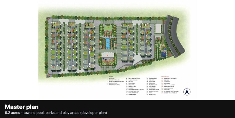 Master Plan, urbanrise-on-cloud-33 2.5 Bedroom 1110 Sq.Ft. Apartment In Bachupally Hyderabad 10742906