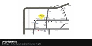 2.5 BHK Apartment – Map Location View at Urbanrise On Cloud 33, Bachupally - for Rent