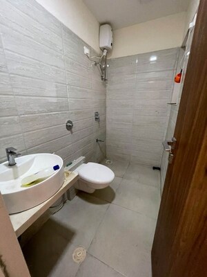 Bathroom in 3 BHK Apartment at Lotus Sky Garden, Malad West – for Rent
