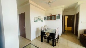 Living Room in 2.5 BHK Apartment at Bhartiya Nikoo Homes, Thanisandra Main Road – for Rent