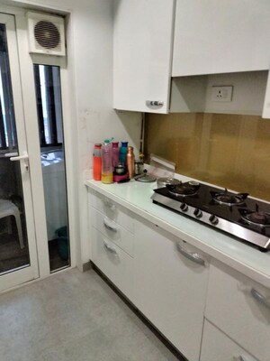 Kitchen in 3 BHK Apartment at Lodha Fiorenza, Goregaon East – for Rent