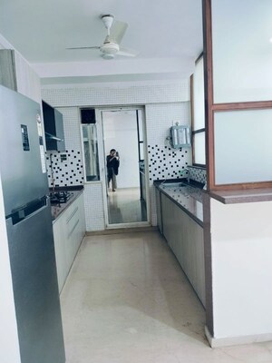 Kitchen in 4 BHK Apartment at Dheeraj Insignia, Bandra East – for Rent