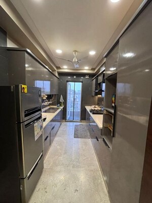 Kitchen in 4 BHK Apartment at Freedom Fighters Enclave – for Rent
