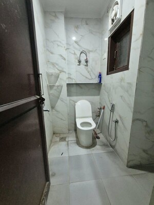 Bathroom in 2 BHK Builder Floor at Chattarpur – for Rent