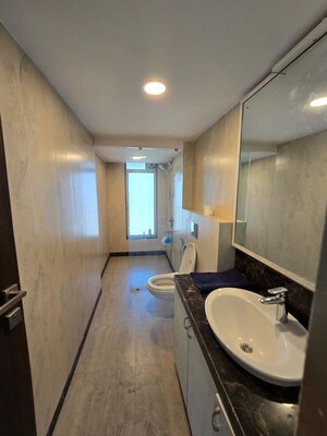 Bathroom in 5 BHK Apartment at Dheeraj Insignia, Bandra East – for Rent