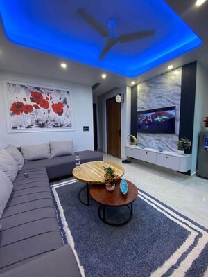 Living Room in 2 BHK Builder Floor at Chattarpur – for Rent