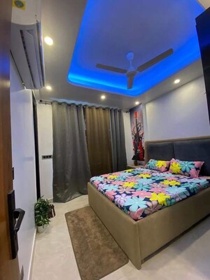 Bedroom in 2 BHK Builder Floor at Chattarpur – for Rent