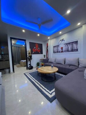 Living Room in 2 BHK Builder Floor at Chattarpur – for Rent
