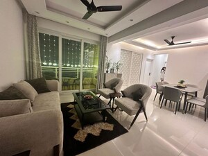 Living Room in 3 BHK Apartment at Tulip Violet, Sector 69 – for Rent