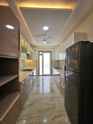 Building Lobby in 3 BHK Apartment at Freedom Fighters Enclave – for Rent