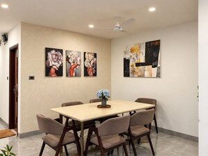 Dining area in 3 BHK Apartment at Cliffton Valley, Panthaghati – for Sale