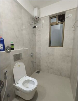 Bathroom in 2 BHK Apartment at Raymond Ten X Habitat, Pokhran Road No Two – for Rent