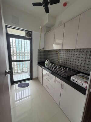 Kitchen in 1 BHK Apartment at Lower Parel – for Rent