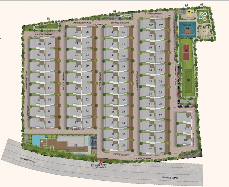 Master Plan, kannur 4 Bedroom 3155 Sq.Ft. Villa In Kannur Bangalore 10742798