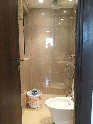 Bathroom in 1 BHK Apartment at Hiranandani Highland, Powai – for Rent