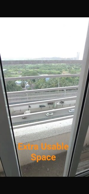 Balcony in 1 BHK Apartment at Puranik Rumah Bali, Ghodbunder Road – for Rent