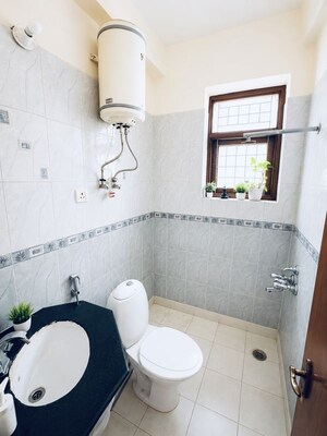Bathroom in 3 BHK Apartment at SS The Palladians, Sector 47 – for Rent