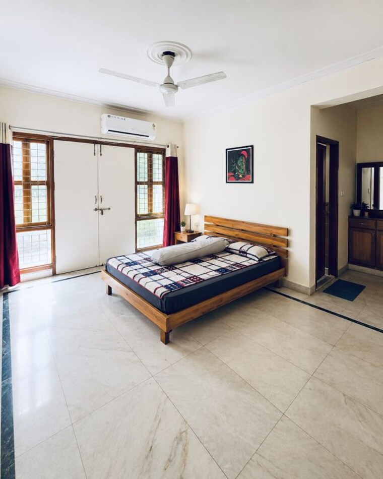 Bedroom, ss-the-palladians 3 Bedroom 1500 Sq.Ft. Apartment In Sector 47 Gurgaon 10743641