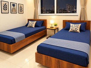Bedroom in  Pg at Gera Planet Of Joy, Kharadi – for Rent