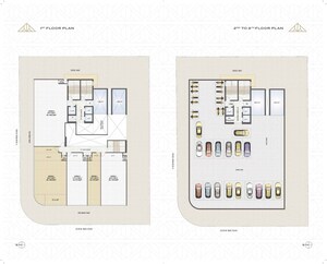 Floor Plan in 3 BHK Apartment at Delta Icon, Airoli Sector 7 – for Rent
