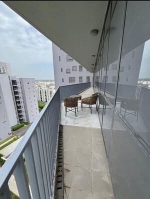 Balcony in 3 BHK Builder Floor at Anant Raj Ashok Estate, Sector 63a – for Rent
