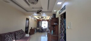 Living Room in 2 BHK Apartment at Sheth Vasant Sagar Complex, Kandivali East – for Rent