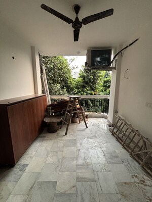 Balcony in 2 BHK Builder Floor at Lajpat Nagar I – for Rent