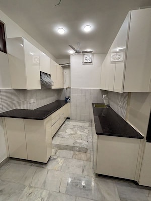 Kitchen in 2 BHK Builder Floor at Lajpat Nagar I – for Rent