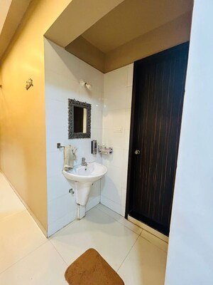 Bathroom in 3 BHK Apartment at Sukhwani Scarlet, Wagholi – for Rent