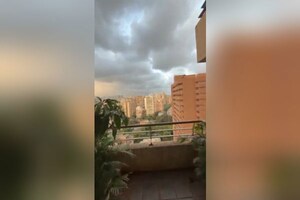 Balcony in 2.5 BHK Apartment at Oberoi Springs, Andheri West – for Rent
