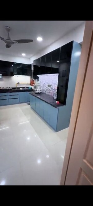 Kitchen in 3 BHK Apartment at Goyal Orchid Valley, Shela – for Rent