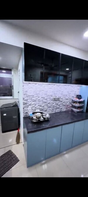 Kitchen in 3 BHK Apartment at Goyal Orchid Valley, Shela – for Rent