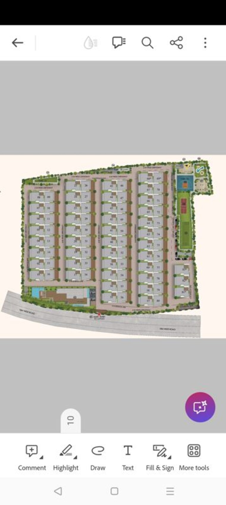 Master Plan, preeti-e5-green-homes 3 Bedroom 2065 Sq.Ft. Apartment In Sampigehalli Bangalore 10738587