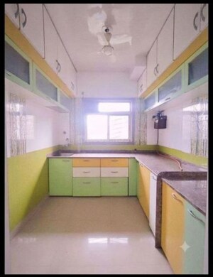 Kitchen in 1 BHK Apartment at Siddhi Highland Park Phase 2, Kapur Bawdi – for Sale