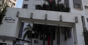 Kitchen in 3 BHK Apartment at Gera Emerald City, Kharadi – for Sale