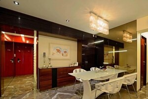 Dining area in 3 BHK Apartment at Marathon Nextzen Era, Lower Parel – for Rent