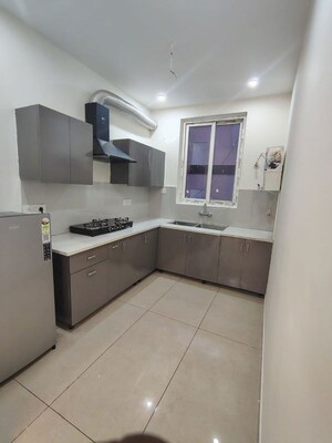 Kitchen in 3 BHK Apartment at Motia Blue Ridge, Dhakoli – for Rent