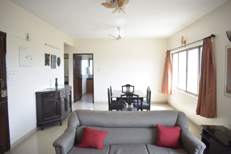 Living Room, sarala-apartments-model-colony 3 Bedroom 1950 Sq.Ft. Apartment In Model Colony Pune 10744030