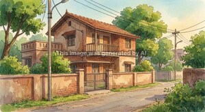 Independent House – Exterior View View at Limda - for Sale