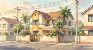  Independent House – Exterior View View at Palsana - for Sale
