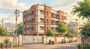  Apartment – Exterior View View at Vighnaharta Nagar - for Sale
