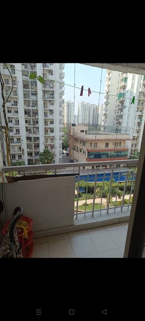 Balcony in 2 BHK Apartment at Antriksh Golf View - II, Sector 78 – for Rent