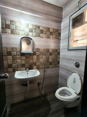 Bathroom in 2 BHK Apartment at GK Rose Mansion, Punawale – for Rent