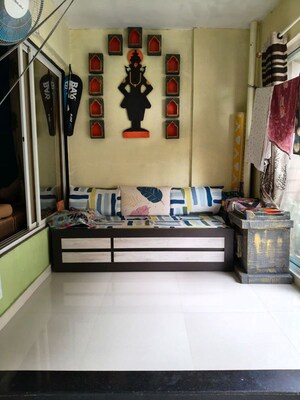 Living Room in 2 BHK Apartment at GK Rose Mansion, Punawale – for Rent