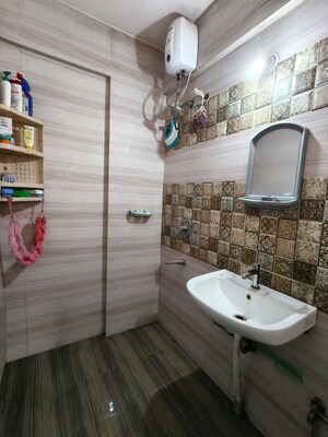 Bathroom in 2 BHK Apartment at GK Rose Mansion, Punawale – for Rent