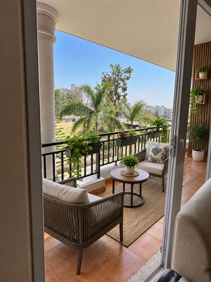 Balcony in 4 BHK Apartment at Rajpur – for Rent
